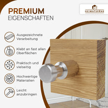 Laden Sie das Bild in den Galerie-Viewer, Handtuchhaken Eiche