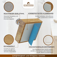 Laden Sie das Bild in den Galerie-Viewer, Handtuchhaken Eiche