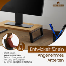 Laden Sie das Bild in den Galerie-Viewer, Monitorständer Eiche