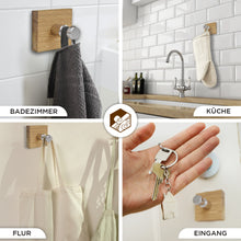 Laden Sie das Bild in den Galerie-Viewer, Handtuchhaken Eiche