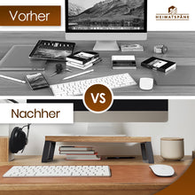 Laden Sie das Bild in den Galerie-Viewer, Monitorständer Eiche