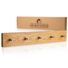 Laden Sie das Bild in den Galerie-Viewer, Garderobenleiste Eiche